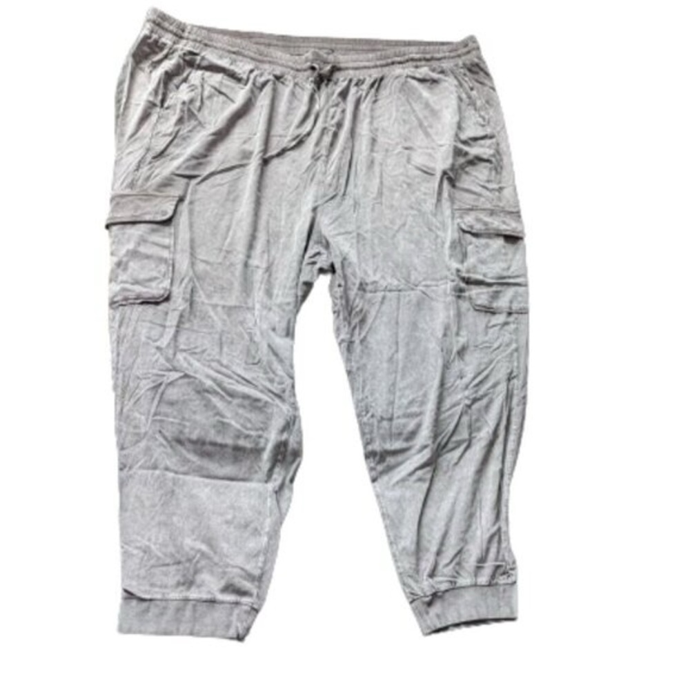 Torrid 5T Relaxed Fit Jogger Stretch Challis Mid-Rise Cargo Pocket Pant